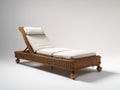 Sonnenliege Polyrattan 190 x 75 x 85 cm - Geflochtenes Design mit Polsterauflage - Moderne Gartenliege für Terrasse Garten und Außenbereich